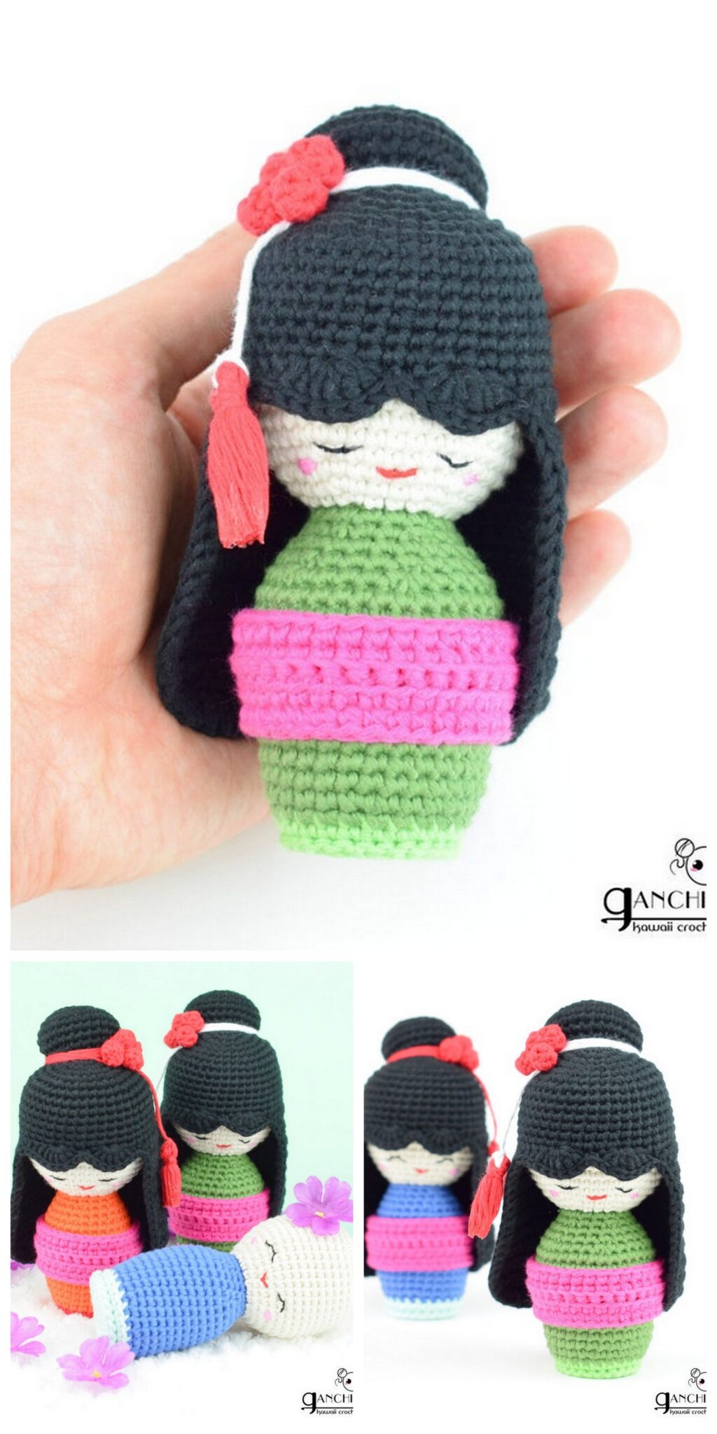 Amigurumi Japanese Girl Free Pattern ⋆ AMIGURUMI DAILY